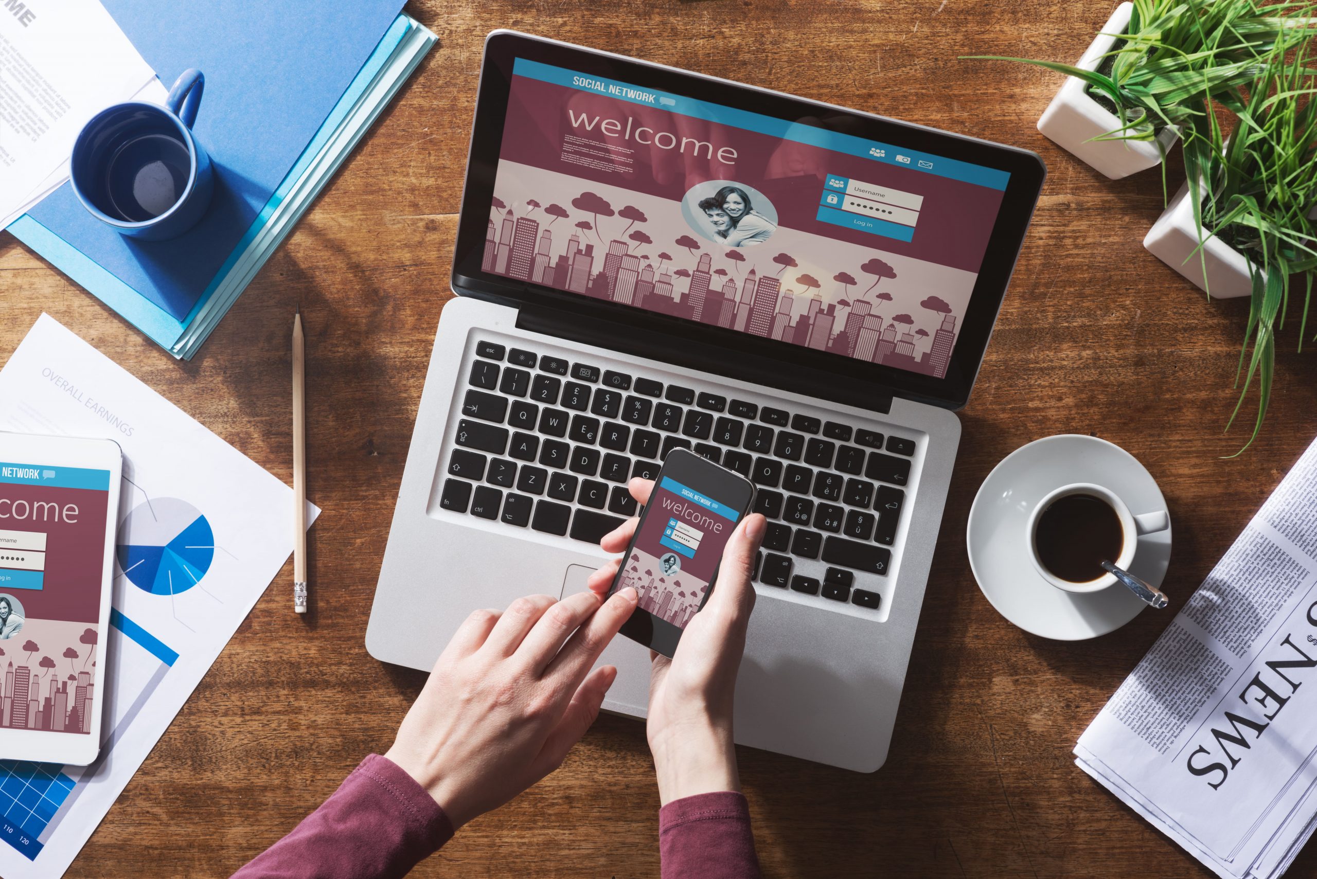 Candidate working on laptop applying for finance or accountancy job online